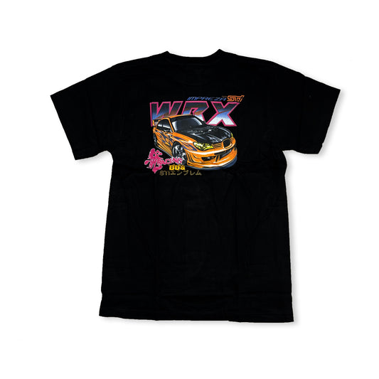 BBS Hawkeye WRX STi Racing T-shirt Black